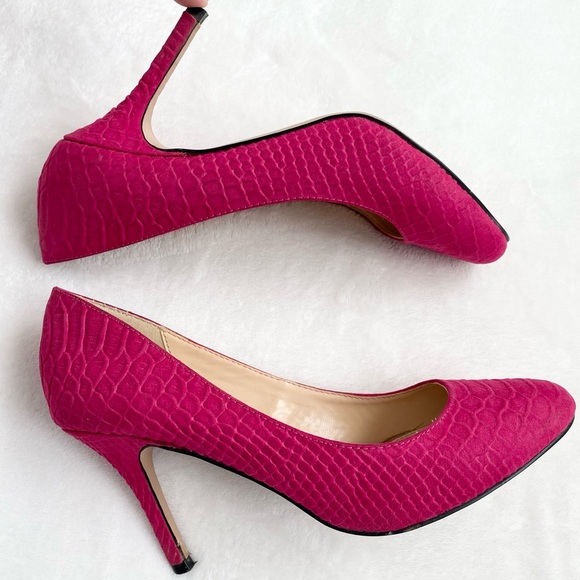 Jessica Simpson Hot Pink ‘Jesy’ Heels Size 7 - Picture 6 of 9